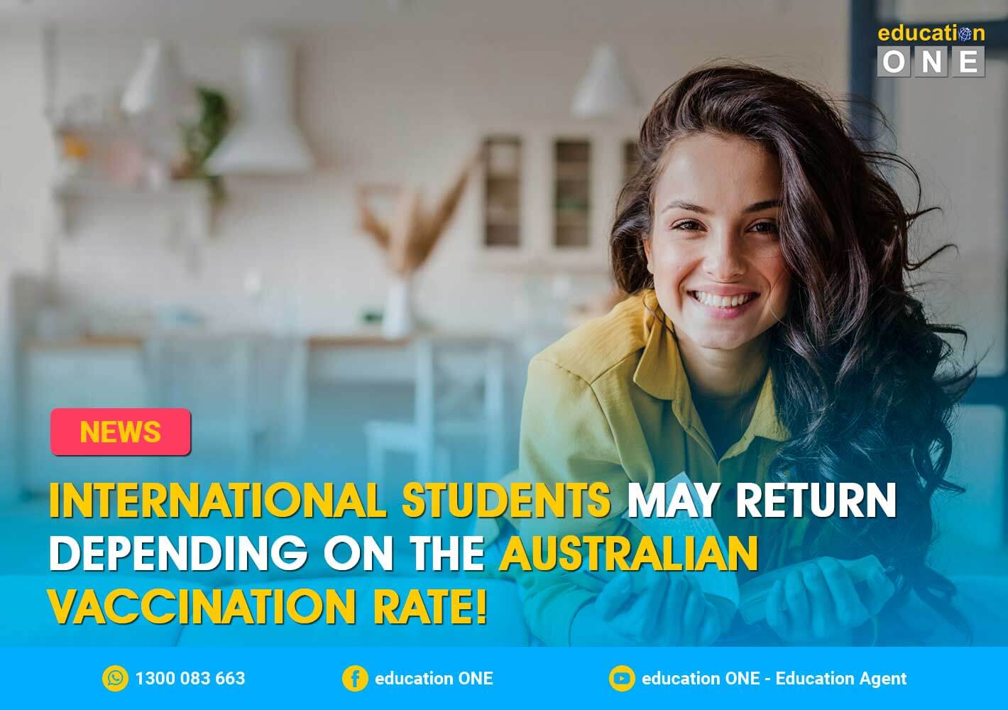 International student return to Australia depend on vaccination rate